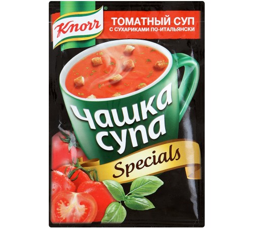 Суп Knorr Чашка супа Томатный с сухариками по-итальянски (18 гр)