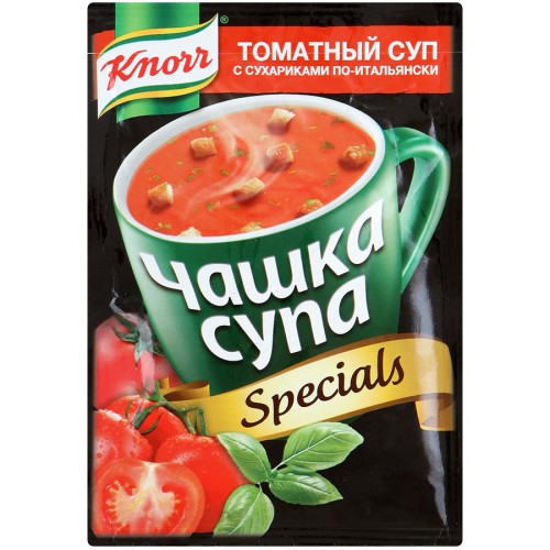 Суп Knorr Чашка супа Томатный с сухариками по-итальянски (18 гр)