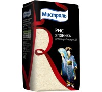 Рис Японика белый среднезерный Мистраль (500 гр)