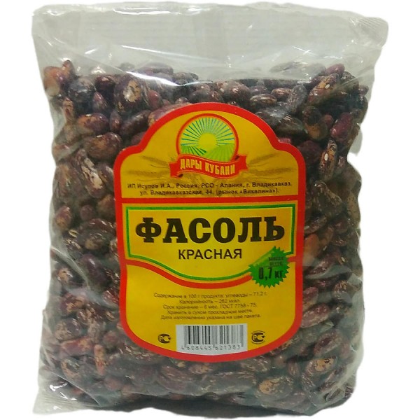 Фасоль Дары Кубани красная (700 гр) Фасоль Дары Кубани красная (700 гр)