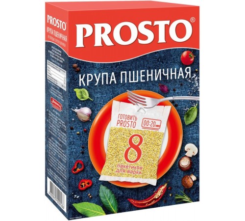 Крупа пшеничная Prosto (8*62.5 гр)