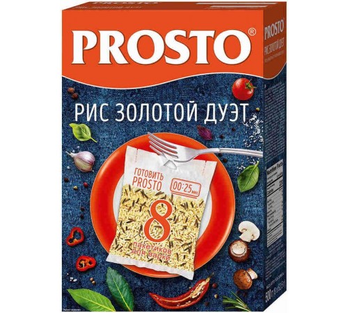 Рис Золотой дуэт Prosto (8*62.5 гр)