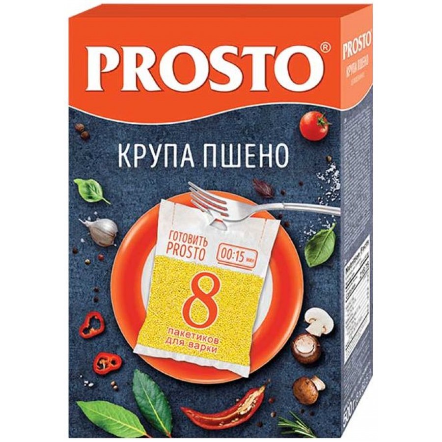 Крупа Пшено Prosto (8*62.5 гр)