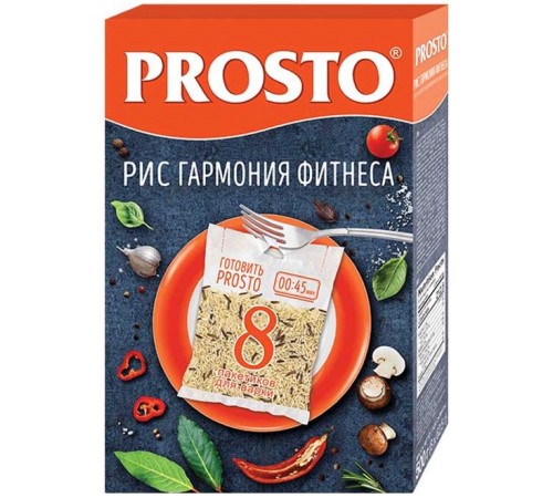 Рис Prosto Гармония фитнеса (8*62.5 гр)