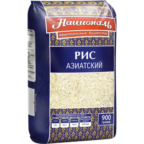 Рис Националь Азиатский (900 гр) Рис Националь Азиатский (900 гр)
