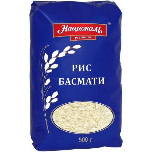 Рис длиннозерный Басмати Националь (500 гр)