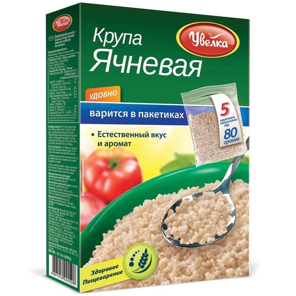 Крупа Увелка Ячневая (5*80 гр) Крупа Увелка Ячневая (5*80 гр)
