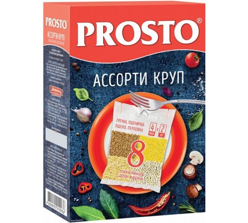 Крупа Ассорти Prosto (8*62.5 гр)