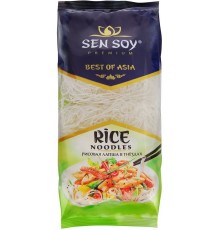 Лапша рисовая Sen Soy Premium Rice Noodles в гнёздах (400 гр)