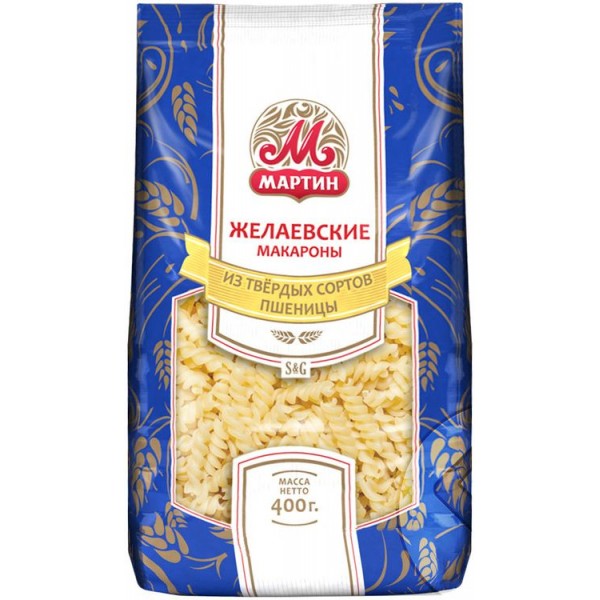 Макароны Желаевские Спирали (400 гр) Макароны Желаевские Спирали (400 гр)