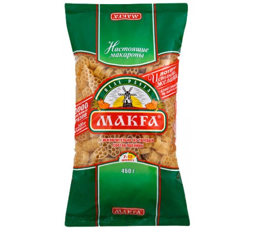 Макароны Макфа цветочки (450 гр)