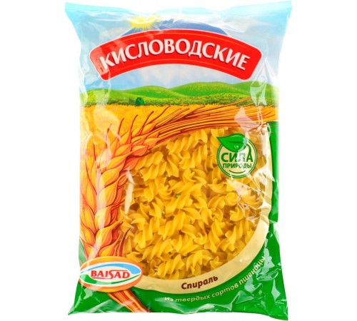 Макароны Байсад Кисловодские Спираль (400 гр)