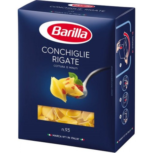 Макароны Barilla Conchiglie Rigate Конкилье ригате (450 гр)