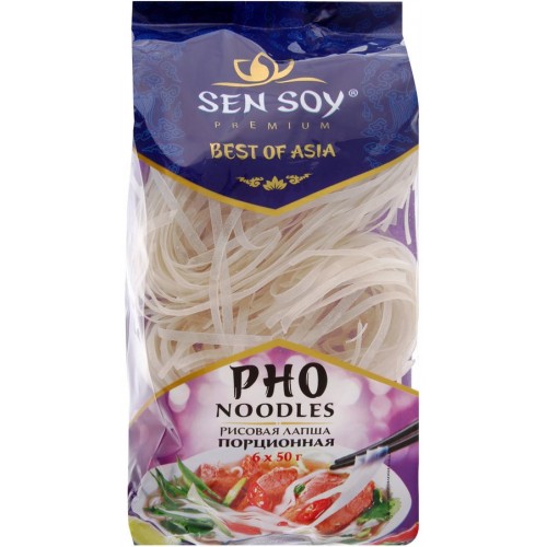 Лапша рисовая Sen Soy Премиум Pho Noodles (300 гр)