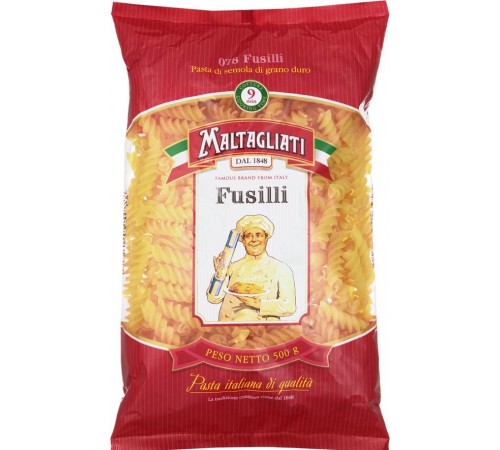 Макароны Maltagliati спираль (500 гр)