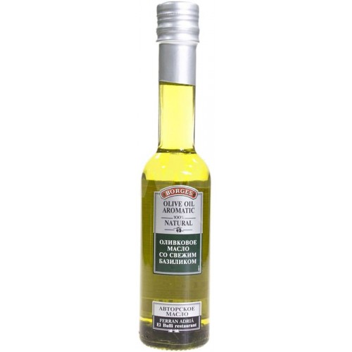 Масло оливковое Borges с базиликом (200 мл)