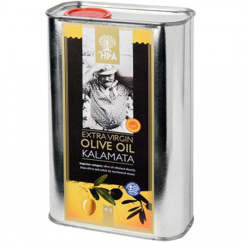 Масло оливковое HPA Extra Virgin Olive Oil Kalamata (1 л) ж/б