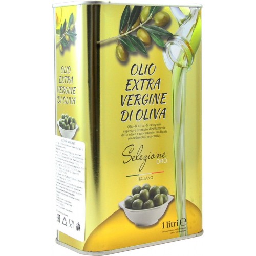 Масло оливковое VesuVio Selezione ORO Extra Virgine (1 л) ж/б