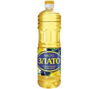 Масло подсолнечно-оливковое Злато рафинированное (1 л)