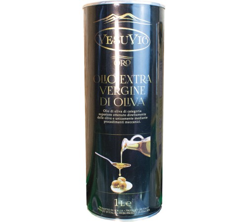 Масло оливковое VesuVio Olio Extra Virgine Di Oliva ORO (1 л) ж/б тубус