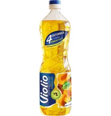 Масло подсолнечное Violio с добавлением масла виноградной косточки (1 л)