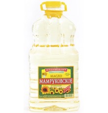 Масло подсолнечное Мамруковское рафинированное (5 л)