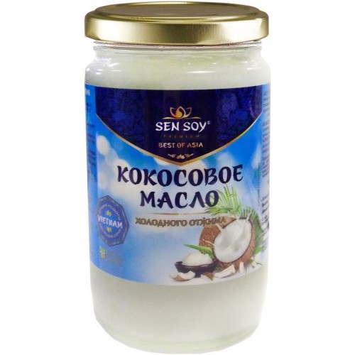 Масло кокосовое Sen Soy холодного отжима (200 мл)