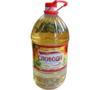 Масло подсолнечное Слобода рафинированное (3 л)
