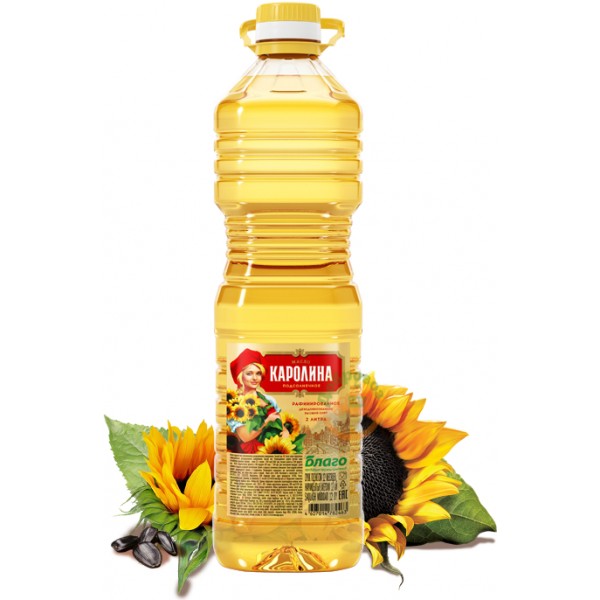 Масло подсолнечное Каролина рафинированное (2 л) Масло подсолнечное Каролина рафинированное (2 л)