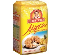 Мука пшеничная Добродея в/с (2 кг)