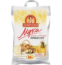 Мука пшеничная Добродея 1/с (10 кг)