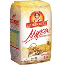 Мука пшеничная Добродея 1/с (2 кг)