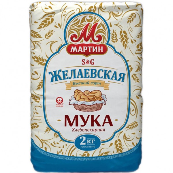 Мука Желаевская Высший сорт (2 кг)