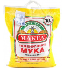 Мука пшеничная Макфа в/с (10 кг)