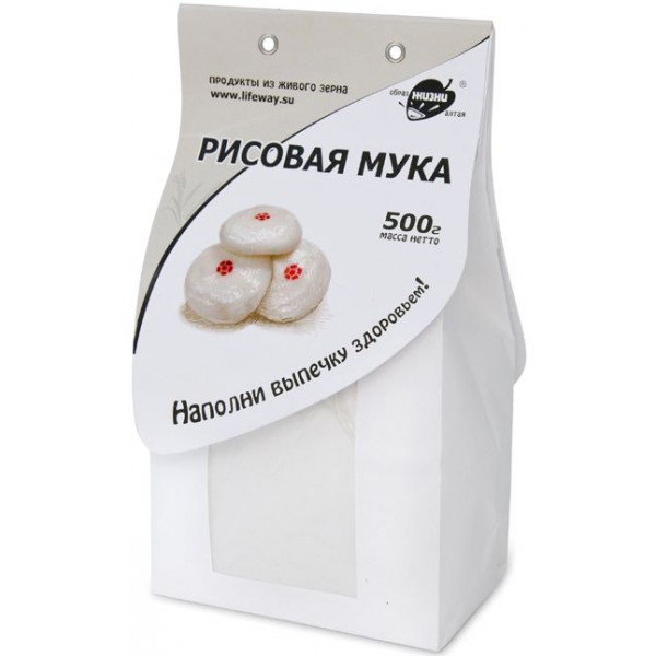 Мука рисовая Образ жизни (500 гр) Мука рисовая Образ жизни (500 гр)