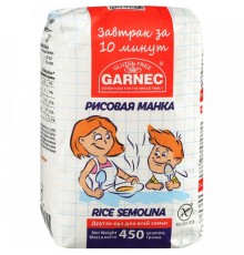 Рисовая манка Гарнец без глютена (450 гр)