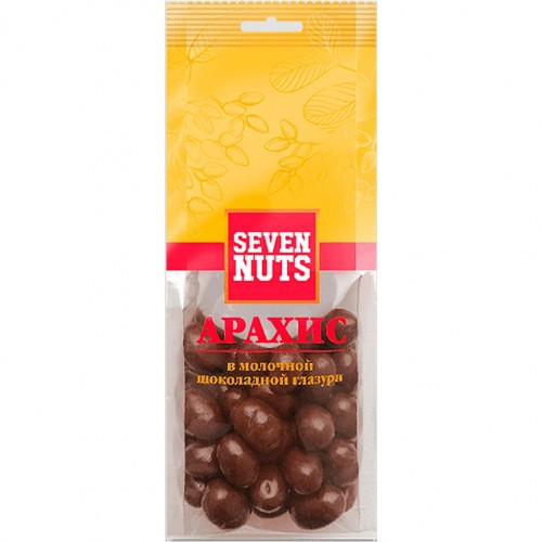 Арахис Seven Nuts в молочной шоколадной глазури (150 гр)