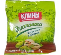 Фисташки Клинские снеки Жареные соленые (50 гр)