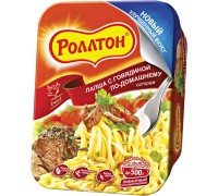 Лапша Роллтон По-домашнему с говядиной (90 гр)