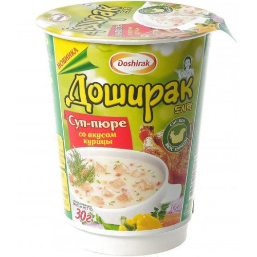 Суп-пюре Доширак со вкусом курицы (30 гр)