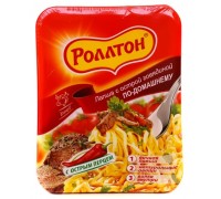 Лапша Роллтон По-домашнему С острой говядиной (100 гр)