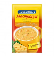 Суп-пюре Быстросуп сырный с сухариками (17 гр)