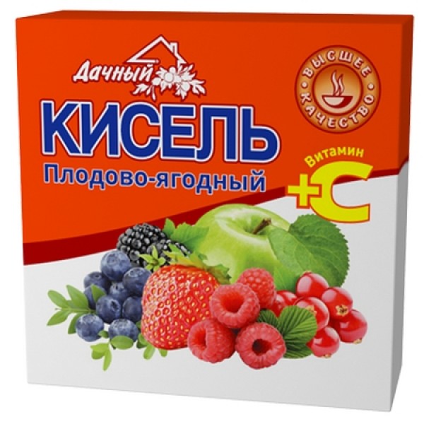 Кисель Дачный Плодово-ягодный (220 гр) брикет Кисель Дачный Плодово-ягодный (220 гр) брикет