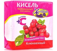 Кисель Бабушкин хуторок Клюквенный (180 гр) брикет
