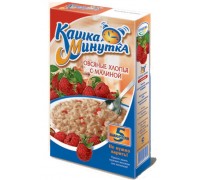 Кашка Минутка Овсяные хлопья с малиной (5*37 гр)
