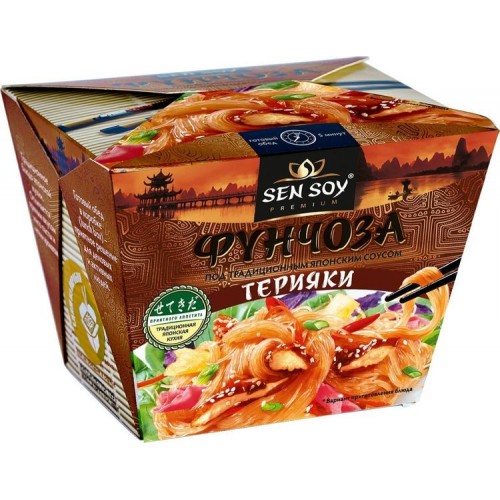Вермишель фунчоза Sen Soy под японским соусом терияки (125 гр)