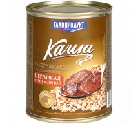 Каша Губернаторская Перловая с говядиной Главпродукт (340 гр)