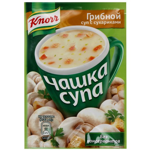 Суп Knorr Чашка супа Грибной с сухариками (15.5 гр)