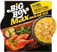 Лапша Big Bon с тушеной курицей, грибами и овощами (110 гр)
