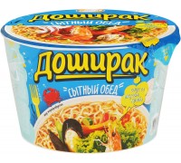 Лапша Доширак Сытный обед с крабовым соусом (110 гр)